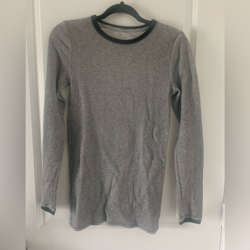 Goodfellow & Co Gray Thermal Long Sleeve Tee sz S